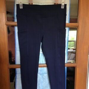 Navy Sporty Leggings - M (8-10)